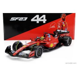   FERRARI  F1  SF-23 TEAM SCUDERIA FERRARI HP N 44 FIORANO 2025 LEWIS HAMILTON - WITH PILOT  RED BLACK