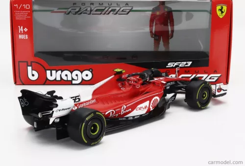 FERRARI  F1  SF-23 TEAM SCUDERIA FERRARI N 55 LAS VEGAS USA GP 2023 CARLOS SAINZ  RED WHITE BLACK