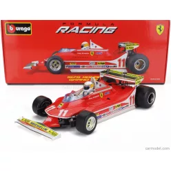   FERRARI  F1  312T4 SHORT TAIL N 11 WINNER MONACO GP JODY SCHECKTER (WITH PILOT) 1979 WORLD CHAMPION  RED