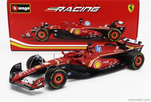 FERRARI  F1  SF-24 TEAM SCUDERIA FERRARI N 16 SEASON 2024 CHARLES LECLERC  RED BLACK