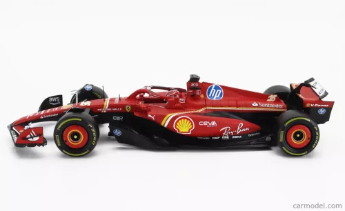 FERRARI  F1  SF-24 TEAM SCUDERIA FERRARI N 16 SEASON 2024 CHARLES LECLERC  RED BLACK