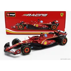   FERRARI  F1  SF-24 TEAM SCUDERIA FERRARI N 55 SEASON 2024 CARLOS SAINZ  RED BLACK