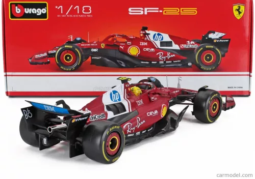 FERRARI  F1  SF-25 TEAM SCUDERIA FERRARI HP N 44 SEASON 2025 LEWIS HAMILTON  RED
