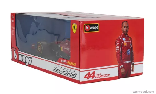 FERRARI  F1  SF-25 TEAM SCUDERIA FERRARI HP N 44 SEASON 2025 LEWIS HAMILTON  RED