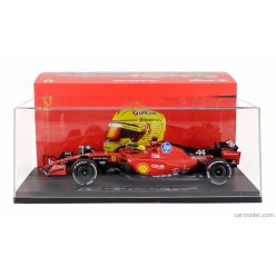   FERRARI  F1  SF-23 TEAM SCUDERIA FERRARI HP N 44 FIORANO 2025 LEWIS HAMILTON - CON VETRINA - WITH SHOWCASE  RED BLACK