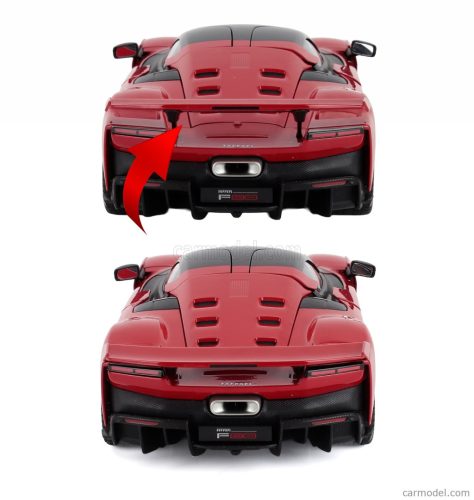 FERRARI  F80 2024 - BLACK WHEELS  ROSSO CORSA - RED