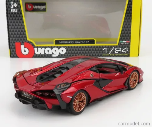 LAMBORGHINI  SIAN FKP 37 HYBRID 2020  RED