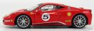 FERRARI  458 ITALIA 8C N 5 CHALLENGE 2009  RED