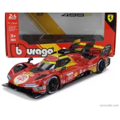   FERRARI  499P 3.0L TURBO V6 TEAM FERRARI AF CORSE N 50 WINNER 24h LE MANS 2024 ANTONIO FUOCO - MIGUEL MOLINA - NICKLAS NIELSEN  RED