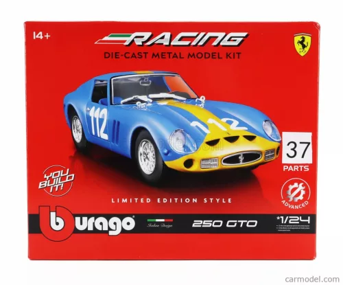 FERRARI  250 GTO ch.3445 LHD N 112 2nd TARGA FLORIO 1964 U.NORINDER - P.TROBERG  BLUETTE YELLOW