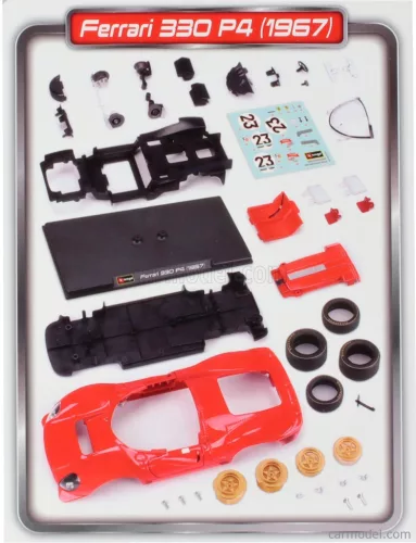 FERRARI  330 P3 4.0L V12 SPIDER TEAM FERRARI SPA SEFAC N 23 WINNER 24h DAYTONA 1967 LORENZO BANDINI - CHRIS AMON  RED