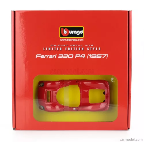 FERRARI  330 P3 4.0L V12 SPIDER TEAM FERRARI SPA SEFAC N 23 WINNER 24h DAYTONA 1967 LORENZO BANDINI - CHRIS AMON  RED