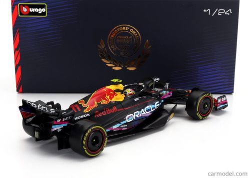 RED BULL  F1  RB19 TEAM ORACLE RED BULL RACING N 11 2nd MIAMI GP 2023 SERGIO PEREZ - WITH PILOT AND SHOWCASE  MATT BLUE