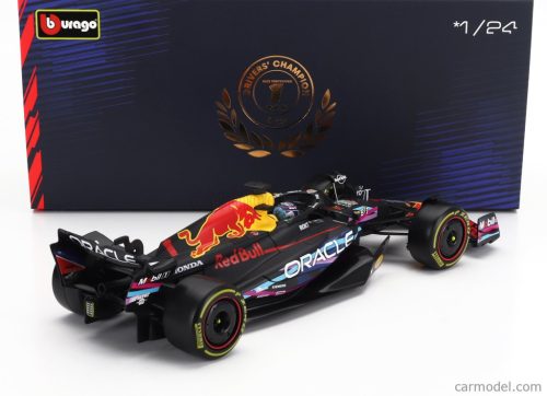 RED BULL  F1  RB19 TEAM ORACLE RED BULL RACING N 1 WORLD CHAMPION WINNER MIAMI GP 2023 MAX VERSTAPPEN - WITH PILOT AND SHOWCASE  MATT BLUE