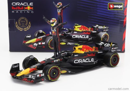 RED BULL  F1  RB19 TEAM ORACLE RED BULL RACING N 11 SEASON 2023 SERGIO PEREZ  MATT BLUE YELLOW RED