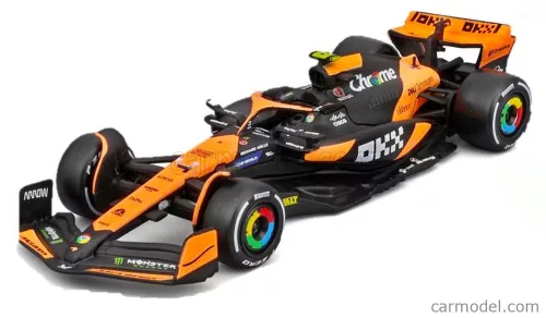 McLAREN  F1  MCL38 TEAM MCLAREN N 81 SEASON 2024 OSCAR PIASTRI - WITH PILOT  ORANGE BLACK
