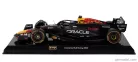 RED BULL  F1  RB20 TEAM ORACLE RED BULL RACING N 1 WORLD CHAMPION SEASON 2024 MAX VERSTAPPEN - WITH PILOT AND SHOWCASE  BLUE YELLOW RED