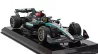 MERCEDES GP  F1  W15 EQ PERFORMANCE TEAM AMG PETRONAS MOTORSPORT N 44 SEASON 2024 LEWIS HAMILTON - WITH PILOT AND SHOWCASE  BLACK SILVER GREEN
