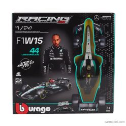   MERCEDES GP  F1  W15 EQ PERFORMANCE TEAM AMG PETRONAS MOTORSPORT N 44 SEASON 2024 LEWIS HAMILTON  BLACK SILVER GREEN