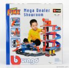 ACCESSORIES  DIORAMA - PARKING - MEGA DEALER SHOWROOM WITH AUDI A6 AVANT 2019 + PORSCHE 911 996 GT3 COUPE 1997  RED BLUE GREY