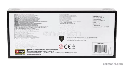 LAMBORGHINI  SET 3X REVUELTO HYBRID 2023 - AVENTADOR ROADSTER 2018 - COUNTACH LPi 800-4 2021  ORANGE YELLOW WHITE