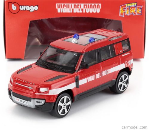 LAND ROVER  NEW DEFENDER 110 VIGILI DEL FUOCO 2022  RED WHITE