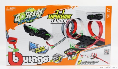 ACCESSORIES  DIORAMA - GO GEARS EXTREME 3 IN 1 SUPERSONIC LAUNCH WITH 1X CAR INCLUDED  VARIOUS
