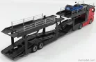 MERCEDES BENZ  ACTROS 2 2545 TRUCK CAR TRANSPORTER 2016 WITH RENAULT CAPTUR  RED BLACK