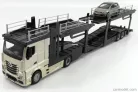 MERCEDES BENZ  ACTROS 2 2545 TRUCK CAR TRANSPORTER 2016 WITH VOLKSWAGEN POLO GTi  GOLD MET BLACK GREY MET