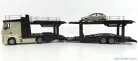 MERCEDES BENZ  ACTROS 2 2545 TRUCK CAR TRANSPORTER 2016 WITH VOLKSWAGEN POLO GTi  GOLD MET BLACK GREY MET