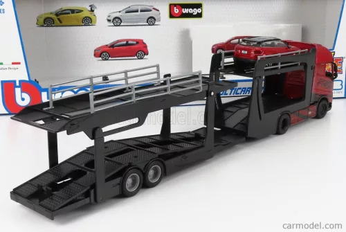 VOLVO  FH16 XL 750 EURO 6 CAB TRUCK CAR TRANSPORTER WITH LAND ROVER RANGE EVOQUE LRX 2-DOOR 2011  RED MET