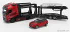 VOLVO  FH16 XL 750 EURO 6 CAB TRUCK CAR TRANSPORTER WITH LAND ROVER RANGE EVOQUE LRX 2-DOOR 2011  RED MET