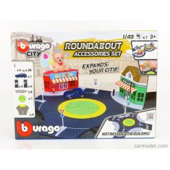   ACCESSORIES  DIORAMA - SET BUILD CITY ROUNDABOUT - WITH SEAT IBIZA 2008  BLUE