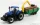 NEW HOLLAND  T7.315 TRACTOR + TREE FORWARDER AND WOOD  BLUE GREEN WOOD