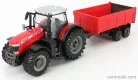 MASSEY FERGUSON  8740S TRACTOR WITH TIPPING TRAILER  RED