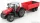 MASSEY FERGUSON  8740S TRACTOR WITH TIPPING TRAILER  RED