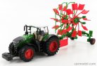 FENDT  VARIO 1050 TRACTOR WITH WHIRL RAKE TRAILER 2016  GREEN GREY RED