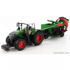   FENDT  VARIO 1050 TRACTOR WITH CULTIVATOR TRAILER 2016  GREEN GREY RED