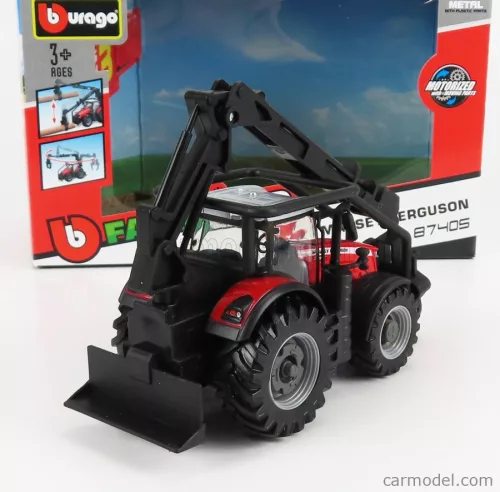 MASSEY FERGUSON  8740S TRACTOR LOADER 2016  RED