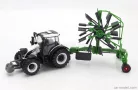 VALTRA  N174 TRACTOR WITH WHIRL RAKE 2017  WHITE BLACK GREEN
