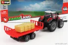 MASSEY FERGUSON  8740S TRACTOR WITH TRAILER 2016  RED
