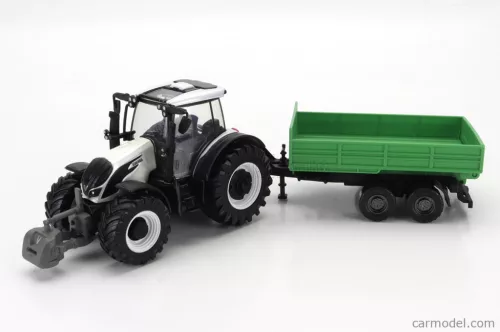 VALTRA  N174 TRACTOR WITH TIPPING TRAILER 2017  WHITE BLACK GREEN