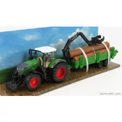   FENDT  1050 VARIO TRACTOR 2016 + TREE FORWARDER AND WOOD  GREEN WOOD