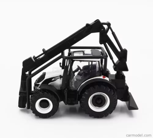 VALTRA  N174 TRACTOR CRANE LOADER 2017  WHITE BLACK