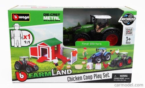 FENDT  SET FARM CHICKEN COOP PLAY VARIO 1050 TRACTOR 2016  GREEN
