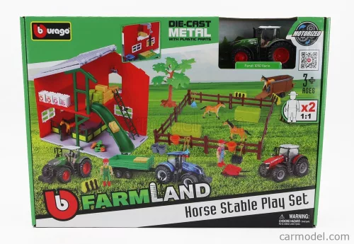 FENDT  SET FARM HORSE STABLE PLAY VARIO 1050 TRACTOR 2016  GREEN