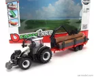 VALTRA  N174 TRACTOR WITH 3X TRAILER 2017  WHITE BLACK GREEN RED