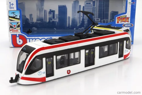 TRAM  CITY TRAM AUTOBUS  WHITE RED BLACK