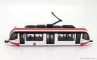 TRAM  CITY TRAM AUTOBUS  WHITE RED BLACK