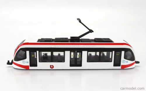 TRAM  CITY TRAM AUTOBUS  WHITE RED BLACK